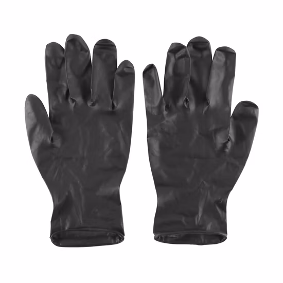 의료용품, 무분말 의료용 파란색 일회용 니트릴 검사용 장갑